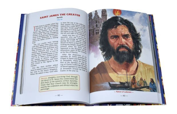 ILLUSTRATED BOOK OF SAINTS - alt product image