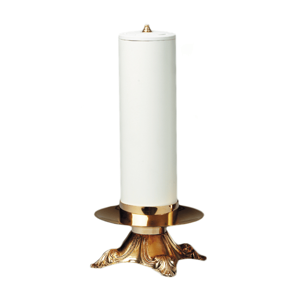 CANDLEHOLDER GOLD 130MM WITH 80MM RING - alt product image