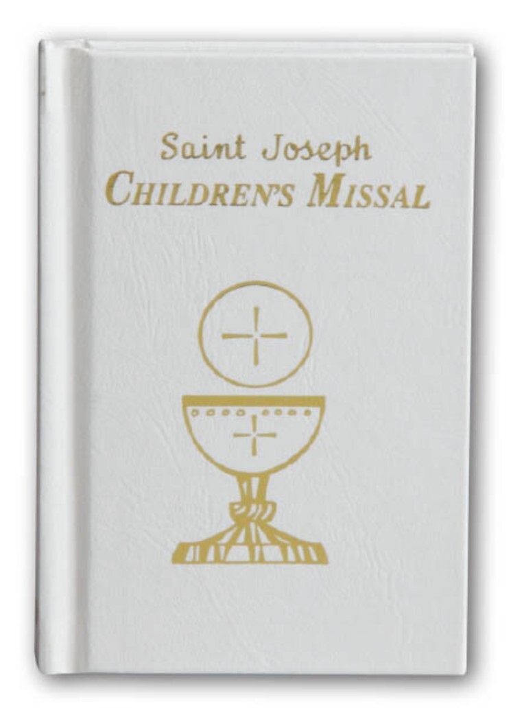 ST JOSEPH PICTURE MISSAL WHITE