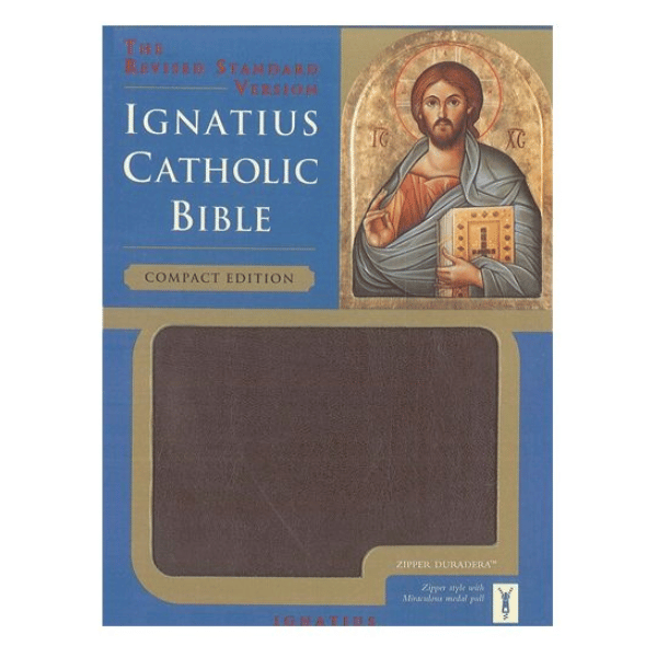 IGNATIUS BIBLE - (RSV) BURGUNDY COMPACT - main product image