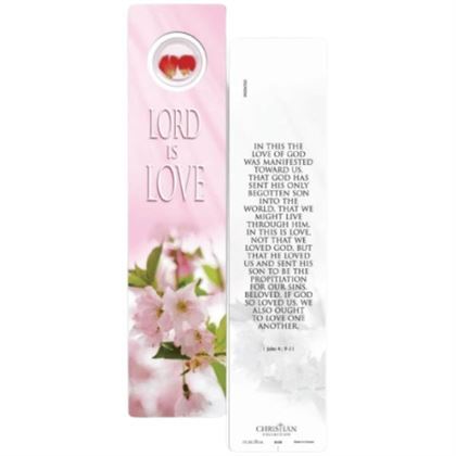 WINDOW BOOKMARK LAMINATED Lord is Love **Limited Stock** - main product image