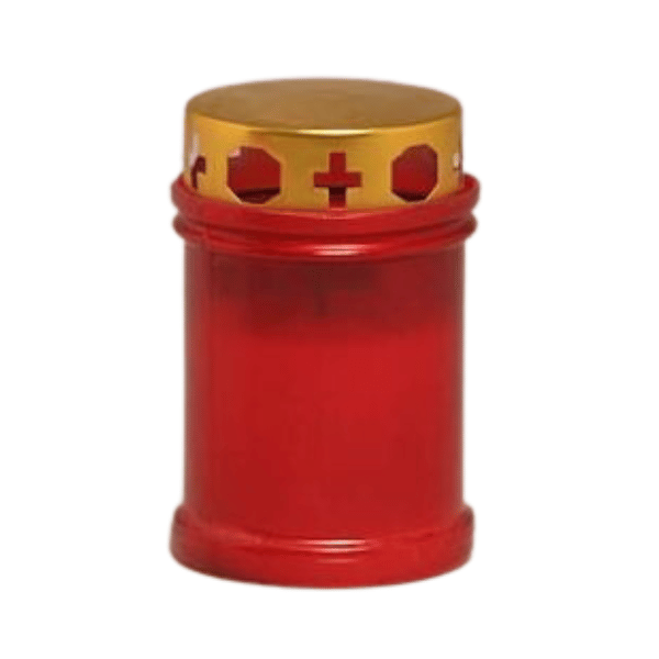 VOTIVE CANDLE RED 1 DAY 60 X 100MM       - main product image