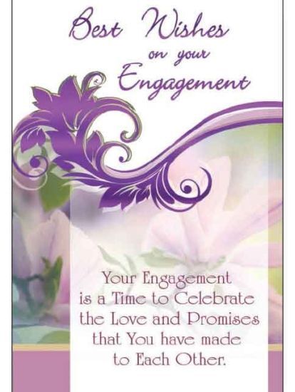 Card Best Wishes On Your Engagement | Online Christian Supplies Shop