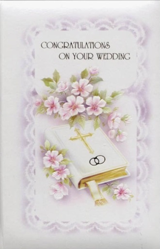 WEDDING KEEPSAKE CARD                       - main product image