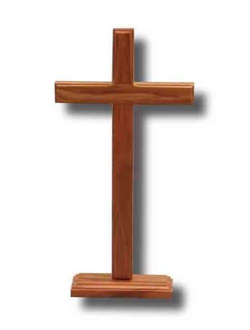 CROSS STANDING OLIVE WOOD 20cm - main product image