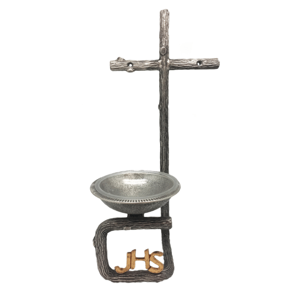 HOLY WATER FONT SILVER (11CM BOWL)                - main product image