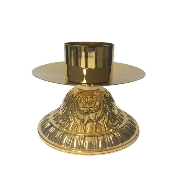 CANDLE HOLDER GOLD 130mm                  - main product image