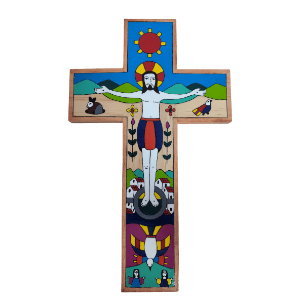 Large View EL SALVADOR NEW CREATION CROSS 40CM - main product image