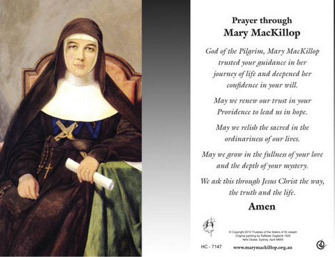 HOLY CARDS - MARY MACKILLOP PORTRAIT PKT 100      - main product image