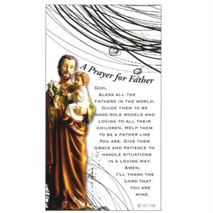 Large View HOLY CARDS THEMED PKT 100 Prayer for Father - main product image