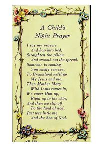 Holy Card Verse Series Packet Of 100 Childs Night Prayer | Online ...