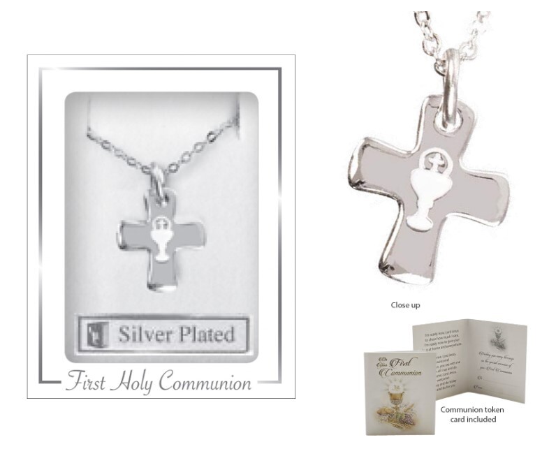 First communion discount cross necklace