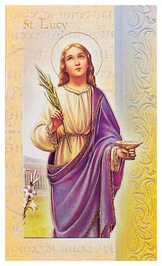 BIOGRAPHY OF ST LUCY - main product image