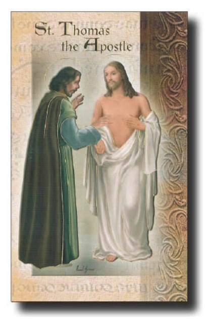 BIOGRAPHY OF ST THOMAS THE APOSTLE