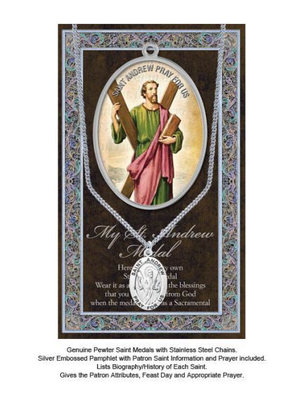 BIOGRAPHY WITH PENDANT SET ST ANDREW