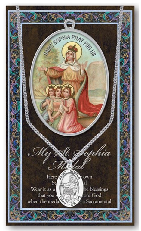 BIOGRAPHY WITH PENDANT SET ST SOPHIA