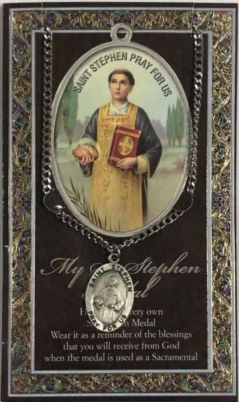 BIOGRAPHY WITH PENDANT SET ST STEPHEN