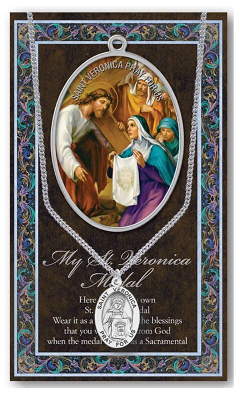BIOGRAPHY WITH PENDANT SET ST VERONICA