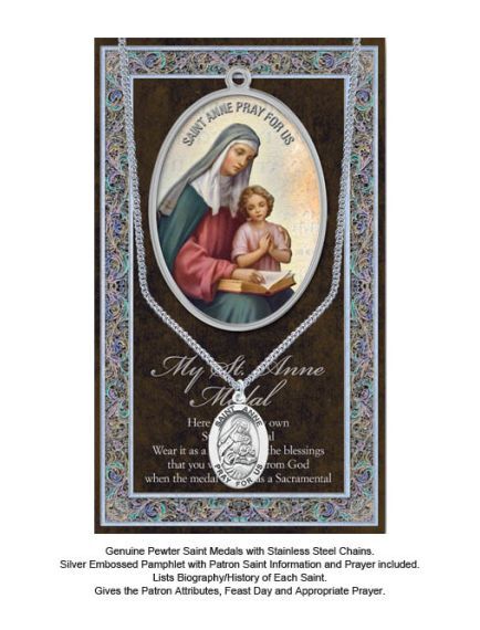BIOGRAPHY WITH PENDANT SET ST ANNE