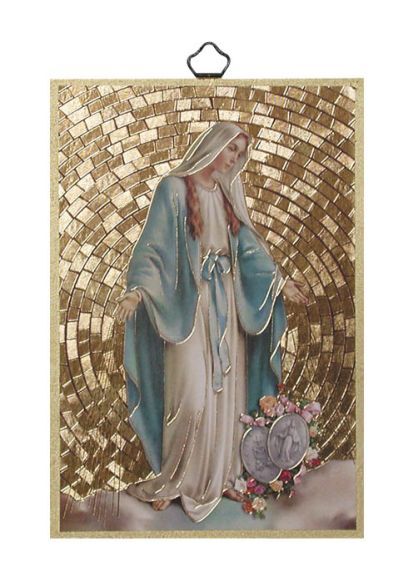 GOLD FOIL PLAQUE GOLD MIRACULOUS