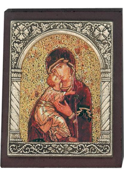 WOOD PLAQUE OUR LADY OF PERPETUAL HELP                   - main product image