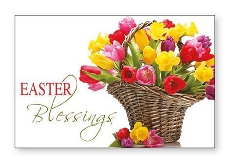 EASTER BLESSING WOOD POST-A-PLAQUE - main product image