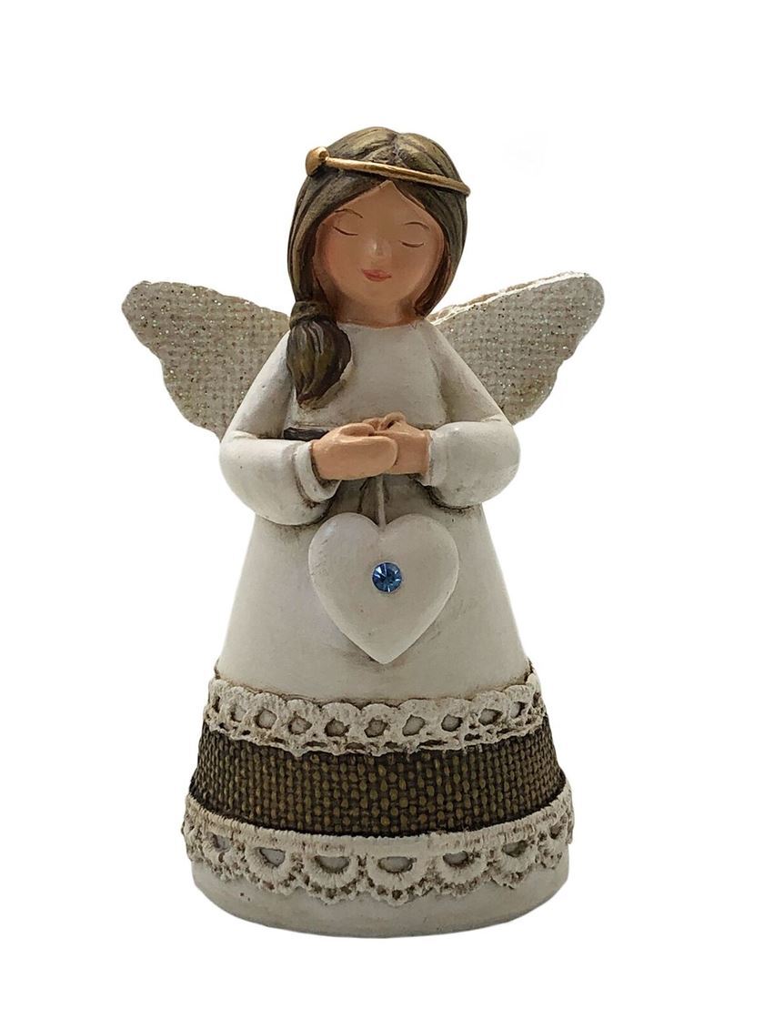 LITTLE BLESSING ANGEL BIRTH STONE - TURQUOISE