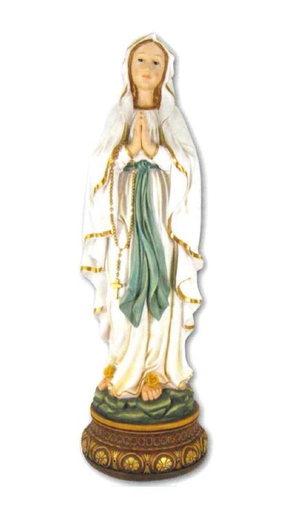 Large View RESIN STATUE OUR LADY LOURDES 60CM - main product image