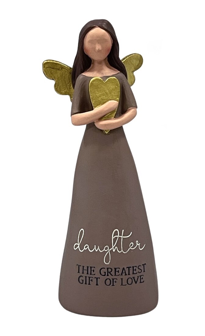 RESIN THOUGHTFUL ANGEL 135MM - DAUGHTER