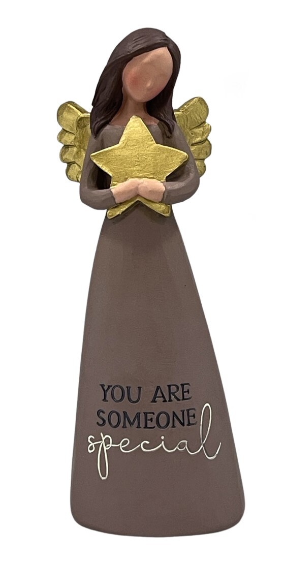 RESIN THOUGHTFUL ANGEL 135MM - SOMEONE SPECIAL