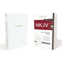 NKJV GIFT & AWARD BIBLE WHITE 