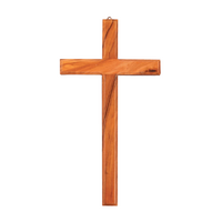 CROSS HANGING OLIVE WOOD 20cm