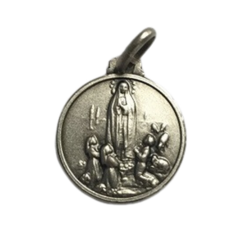 MEDAL OUR LADY OF FATIMA STERLING SILVER 16MM BOXED  **Limited Stock**