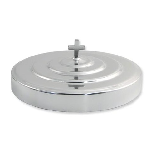 COMMUNION TRAY (CUP) COVER SILVERTONE  **Limited Stock**