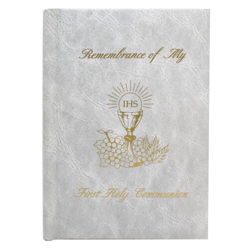 MARIAN CHILDRENS MASS BOOK WHITE H/C