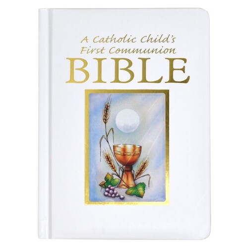 CATHOLIC CHILD'S 1ST COMMUNION BIBLE SYMBOL