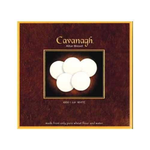 ALTAR BREAD/WAFER WHITE 1 3/8 INCH PKT 1000 (35MM)