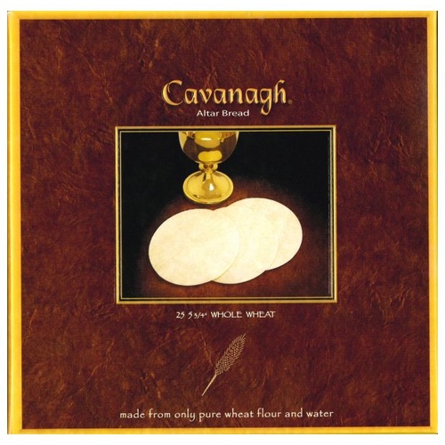 ALTAR BREAD/WAFER WHOLEMEAL 5 3/4 INCH PKT 25