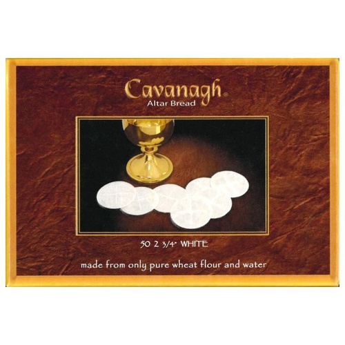 ALTAR BREAD/WAFER PRIEST WHITE 2 3/4 Pkt 50