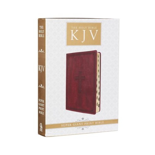 KJV BIBLE SUPER GIANT PRINT LUXLEATHER BURGUNDY