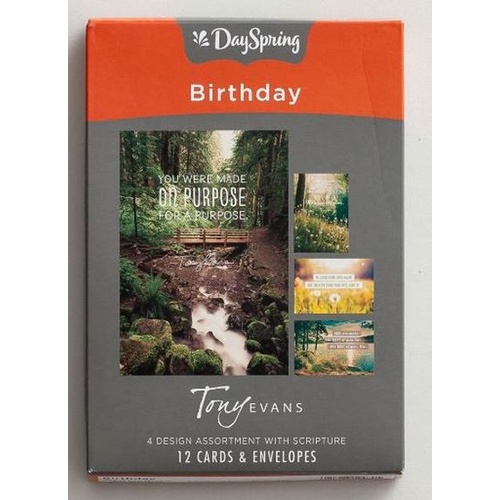 BOXED CARDS BIRTHDAY TONY EVANS