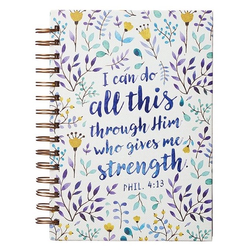JOURNAL I CAN DO ALL THIS PHIL 4:13 SPIRAL HC