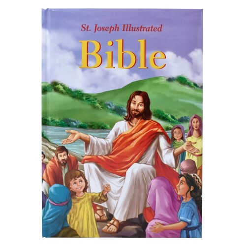 ST JOSEPH ILLUSTRATED BIBLE PADDED COVER