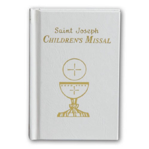 ST JOSEPH PICTURE MISSAL WHITE 