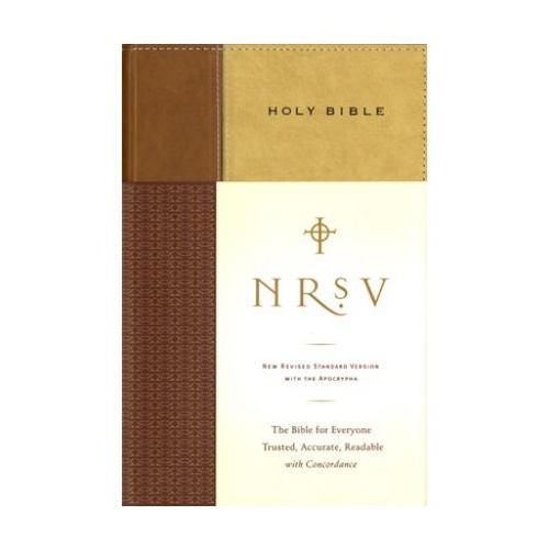 NRSV STANDARD BIBLE WITH APOCRYPHA H/B TAN 