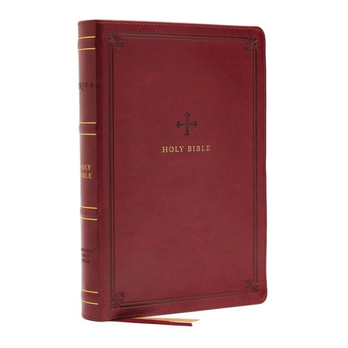 NRSV CATHOLIC BIBLE THINLINE RED