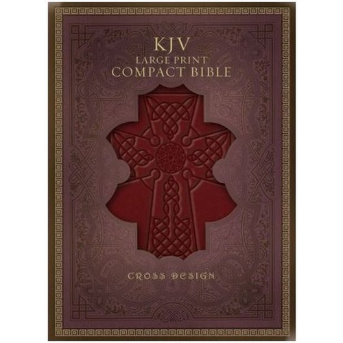 KJV BIBLE COMPACT LEATHER LIKE BURGUNDY