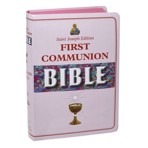 FIRST COMMUNION BIBLE PINK NCB