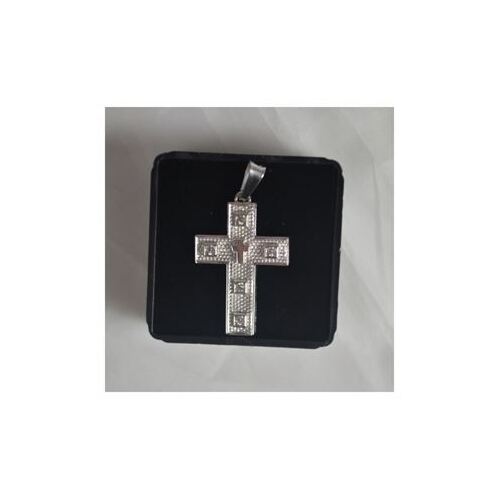 PENDANT ROSARY STERLING SILVER 27mm BOXED