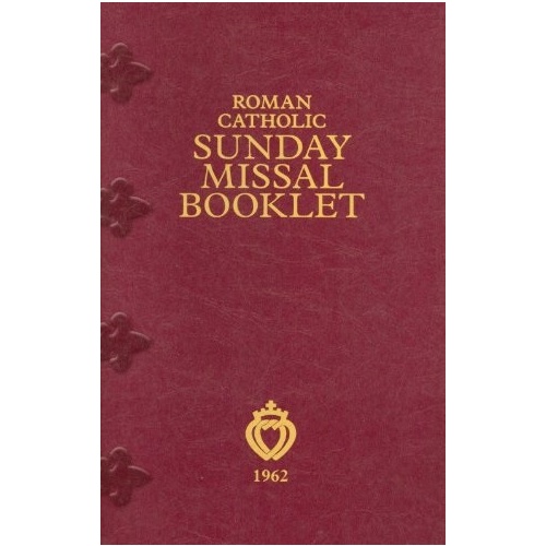 ROMAN CATHOLIC SUNDAY MISSAL BOOKLET - English & Latin